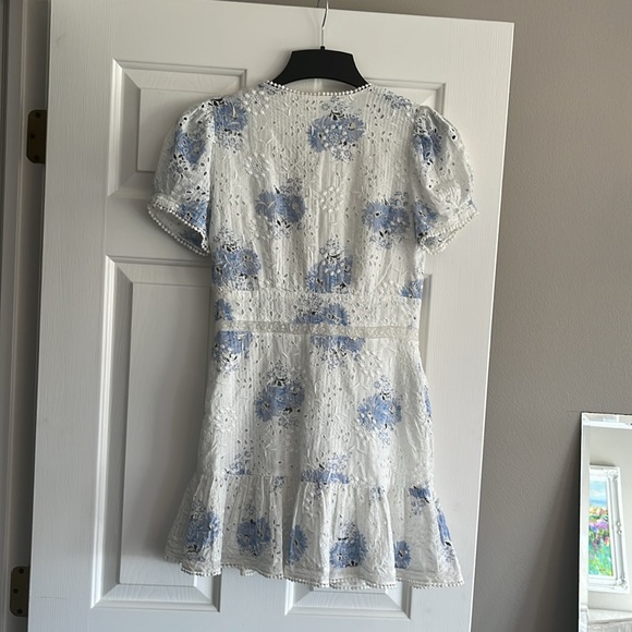 Love Shack Fancy dress. Bea dress.  Color is Morning Mist.  Size 2.